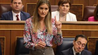 La vicepresidenta tercera y ministra de Transición Ecológica, Sara Aagesen, este miércoles en el Congreso.