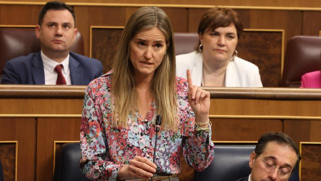 La vicepresidenta y ministra de Transición Ecológica, Sara Aagesen, este miércoles en el Congreso.