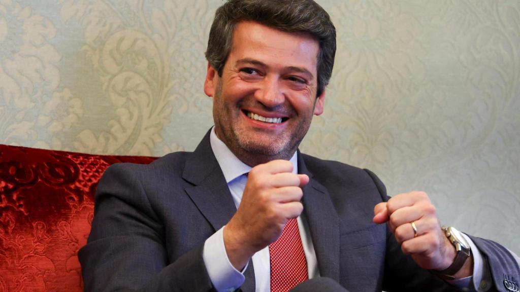 El líder del partido político de extrema derecha de Portugal, Chega Andre Ventura.