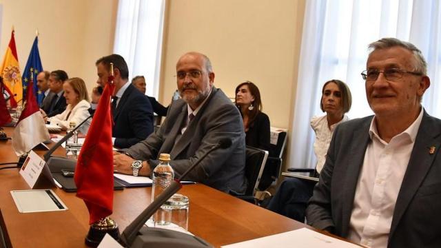 José Luis Martínez Guijarro en la reunión preparatoria de la Conferencia de Presidentes.