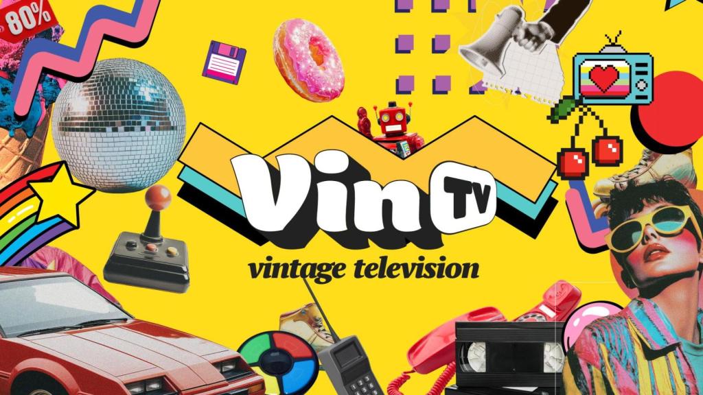 Imagen promocional de VinTV, el nuevo canal vintage que inicia sus emisiones el próximo 1 de julio.