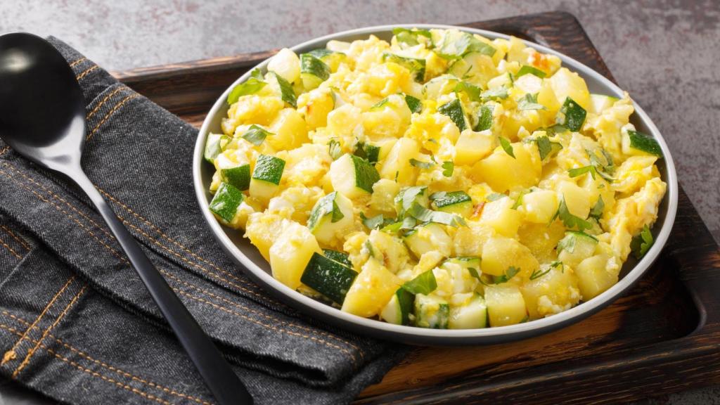 Un plato que recuerda a la tortilla, pero es mucho más fácil de hacer