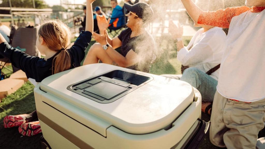 La Windchill 47 puede nebulizar agua fría