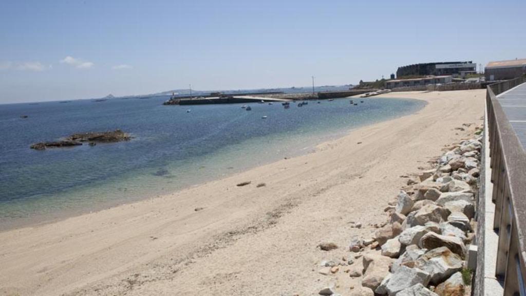 Playa de Castiñeiras, en Ribeira