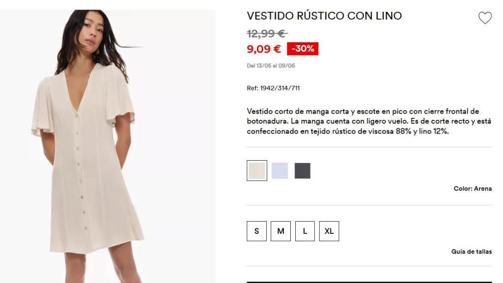 Vestido corto. Ref: 1942/314/711