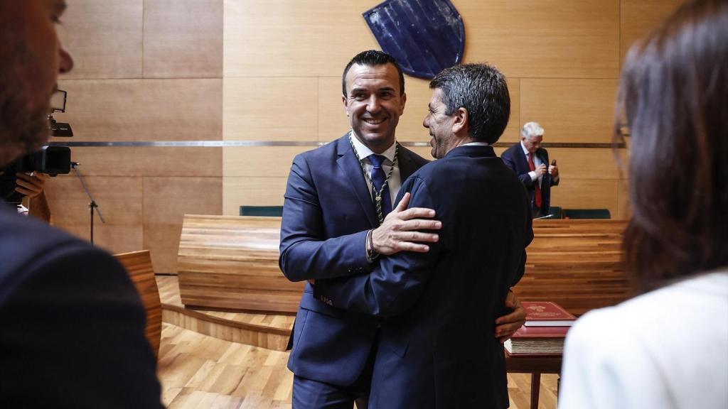 Vicente Mompó y Carlos Mazón, en una imagen de archivo. Rober Solsona / Europa Press