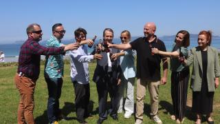 Presentación de la programación musical de O Marisquiño, en Samil, Vigo