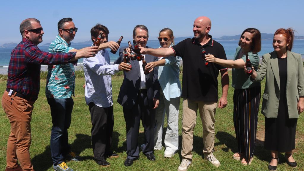 Presentación de la programación musical de O Marisquiño, en Samil, Vigo