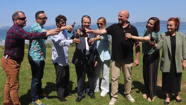 Presentación de la programación musical de O Marisquiño, en Samil, Vigo