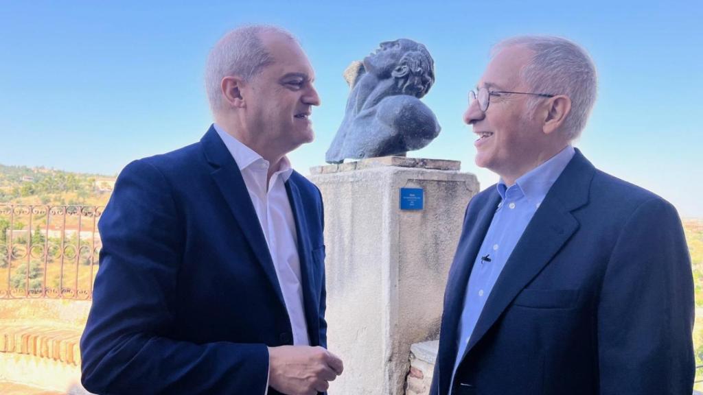 Ramón García y Xavier Sardá en Toledo.