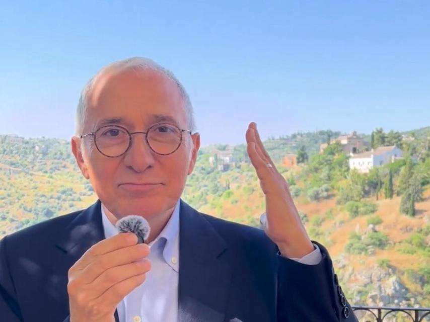 Xavier Sardà en el Museo Victorio Macho de Toledo.