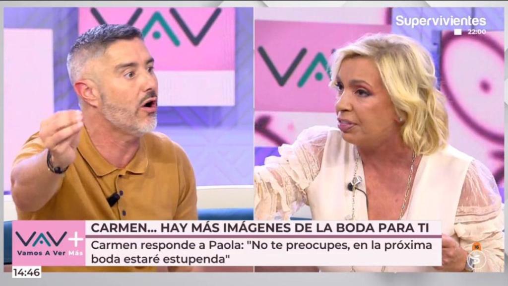 Pepe del Real y Carmen Borrego, en 'Vamos a ver'