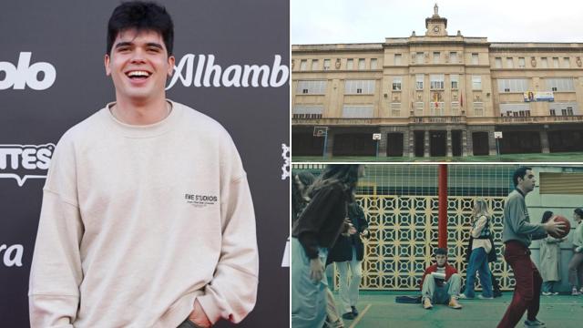 Íñigo Quintero y el videoclip que ha rodado en un colegio de Valladolid