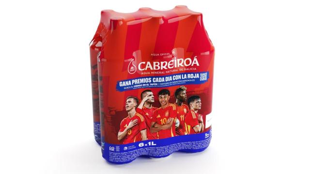 La gallega Cabreiroá renueva como agua oficial de la Selección Española de Fútbol