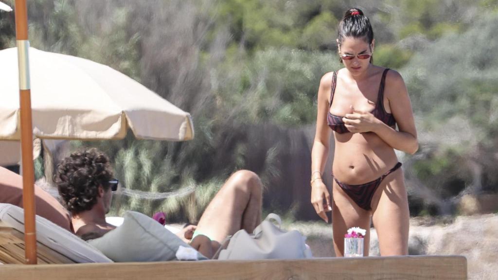 Valentino Rossi y Francesca Sofia en Ibiza.