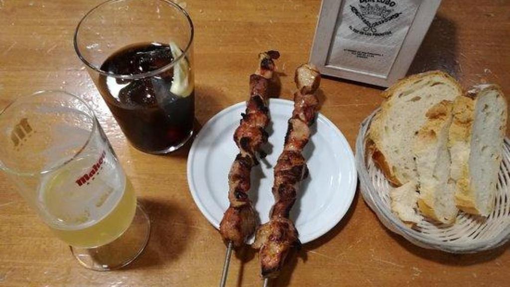 Pinchos morunos del Bar Lobo