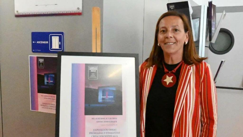 Sandra Martínez en una de las imágenes de la red social X de Vox.