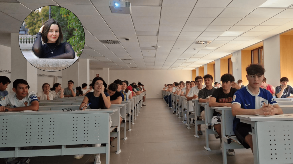 Lucía Bas, mejor nota de la EBAU 2024 en Aragón