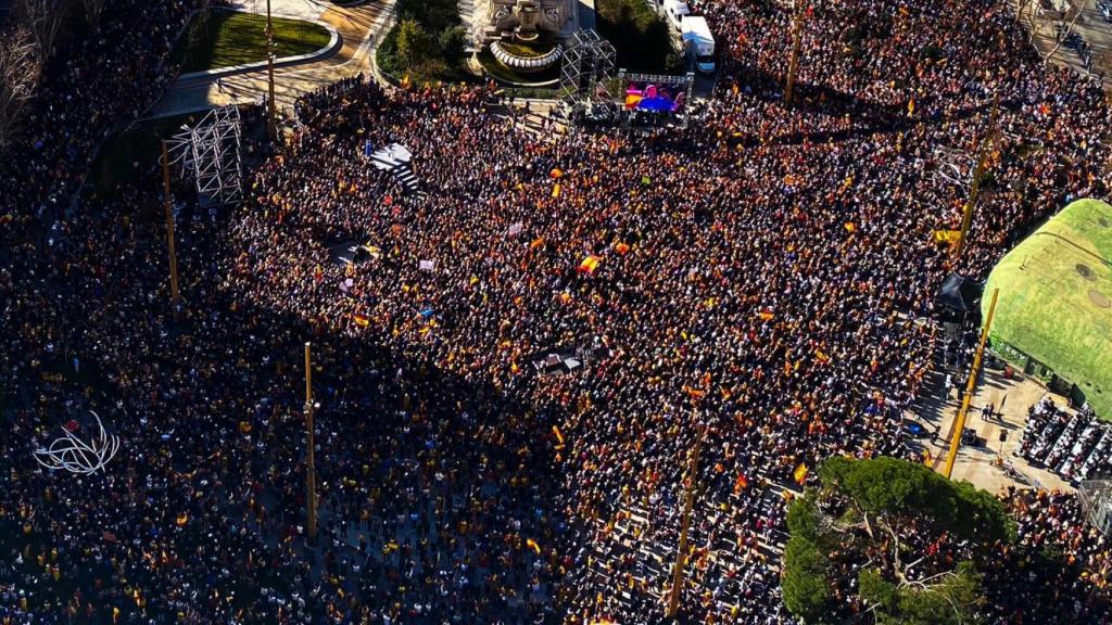 Última concentración contra el Gobierno en la Plaza de Esapña.