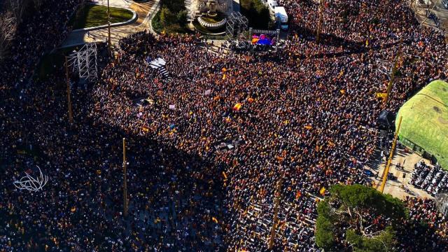 Última concentración contra el Gobierno en la Plaza de Esapña.