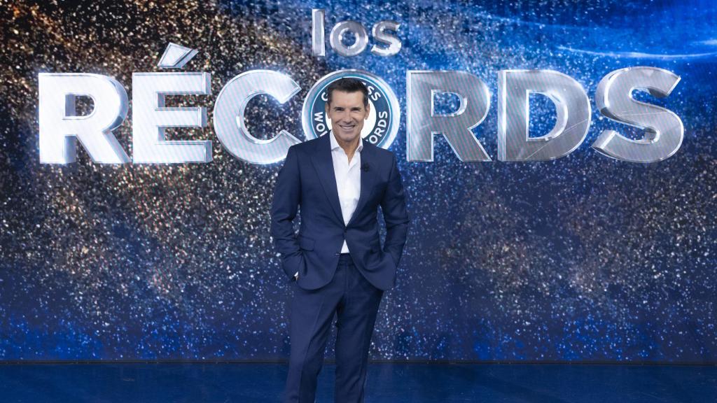 Jesús Vázquez durante la presentación de 'La noche de los récords'.