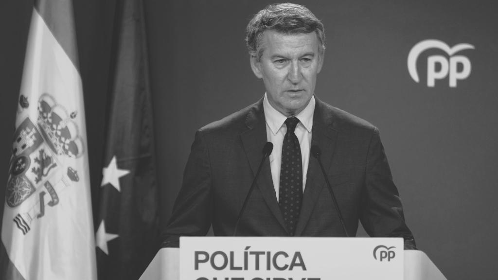 Feijóo, este jueves en Génova.