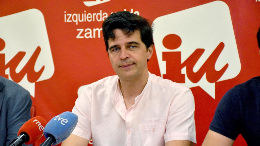 El coordinador de Izquierda Unida en Castilla y León, Juan Gascón, en una imagen de archivo