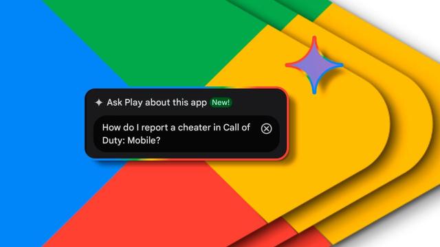 Fotomontaje inspirado en la Google Play Store