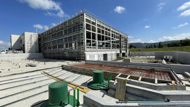 Imagen del futuro centro de datos de Sarenet en Derio (País Vasco).