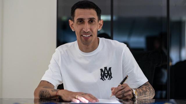 Di María firma su contrato con Rosario Central.