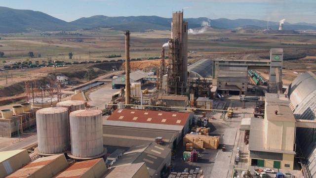 Fábrica de Fertiberia en Puertollano.