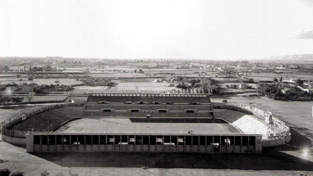 Interior de La Romareda.