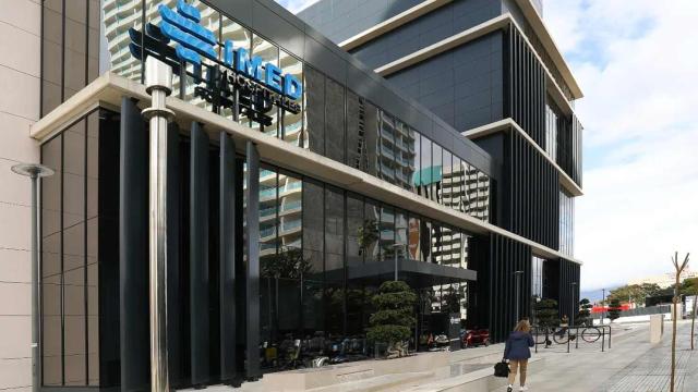 Fachada del Hospital IMED Levante, en Benidorm.