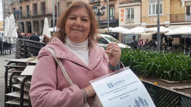 Ana María, presidenta de la Asociación de Miastenia de Castilla y León