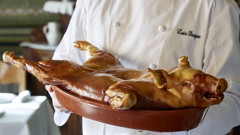 El cochinillo de Casa Duque.