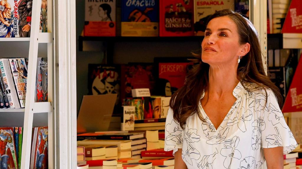 La reina Letizia, a su llegada este pasado viernes a la Feria del Libro.