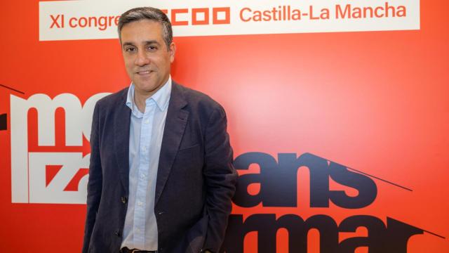 Javier Ortega, secretario general de CCOO en Castilla-La Mancha.