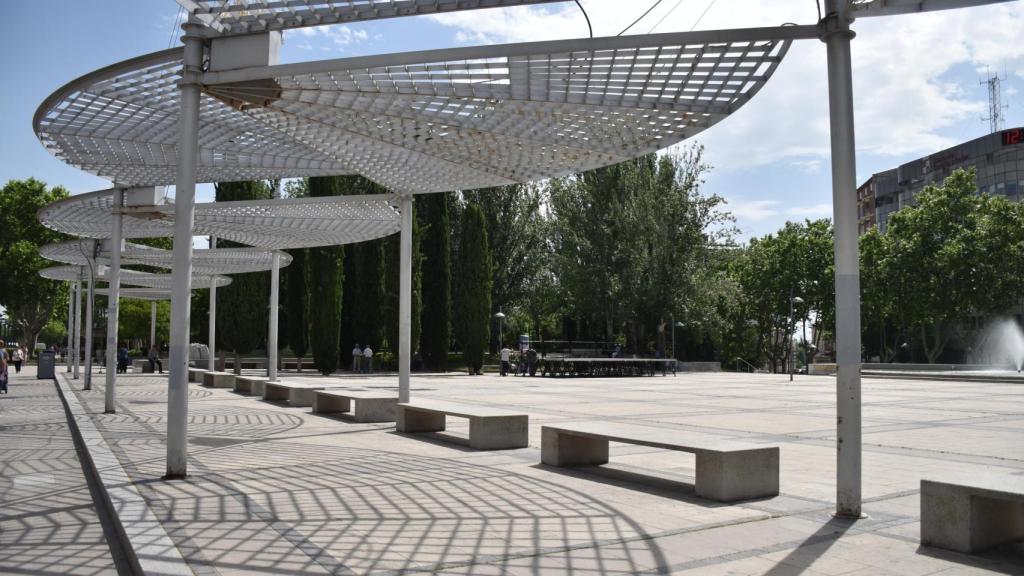 Pérgolas del parque de La Marina