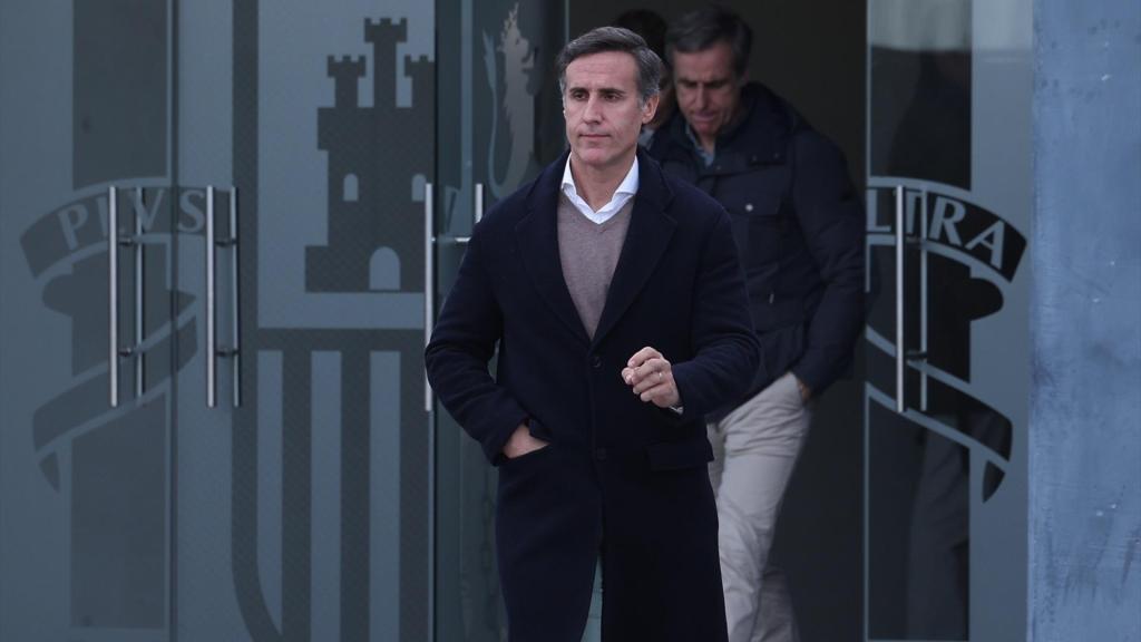 El hijo de Ruiz-Mateos, Álvaro Ruiz-Mateos sale de un juicio por 'Nueva Rumasa', en la sede de la Audiencia Nacional el pasado eneroi.