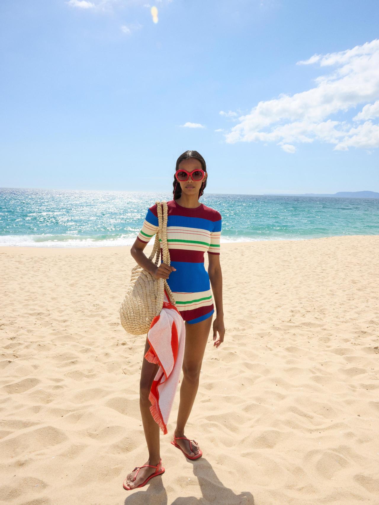 Total look de rayas de Parfois.