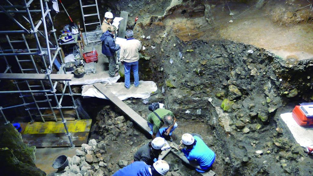 El Portalón de Cueva Mayor, en el yacimiento de Atapuerca. Foto: Fundación Atapuerca