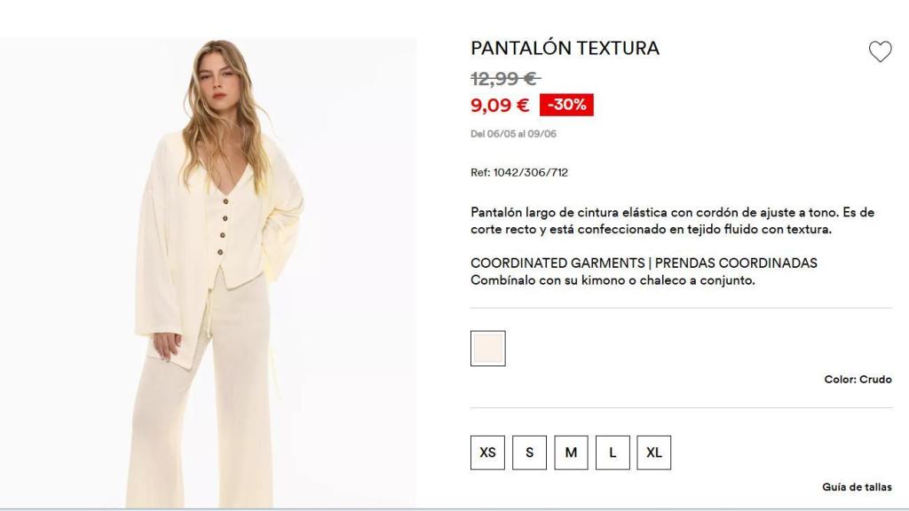 Pantalón textura. Ref: 1042/306/712