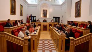 Pleno municipal celebrado este viernes.
