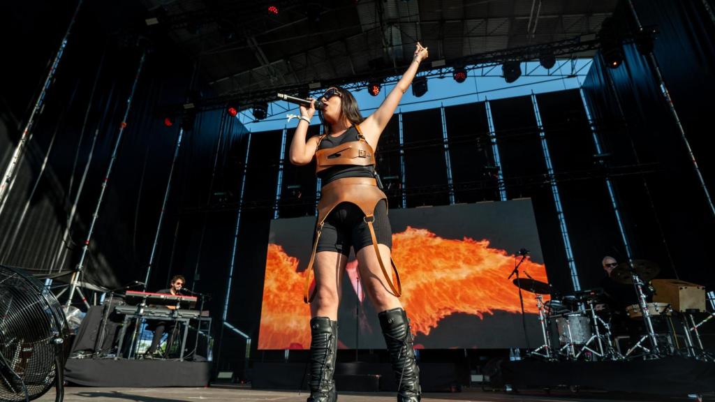 María José Llergo en el Tomavistas. Foto: Daniel Vázquez.