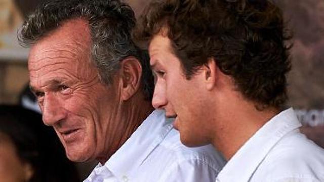 Luis Astolfi junto a su hijo, Luis Astolfi Jr., en una imagen de archivo.