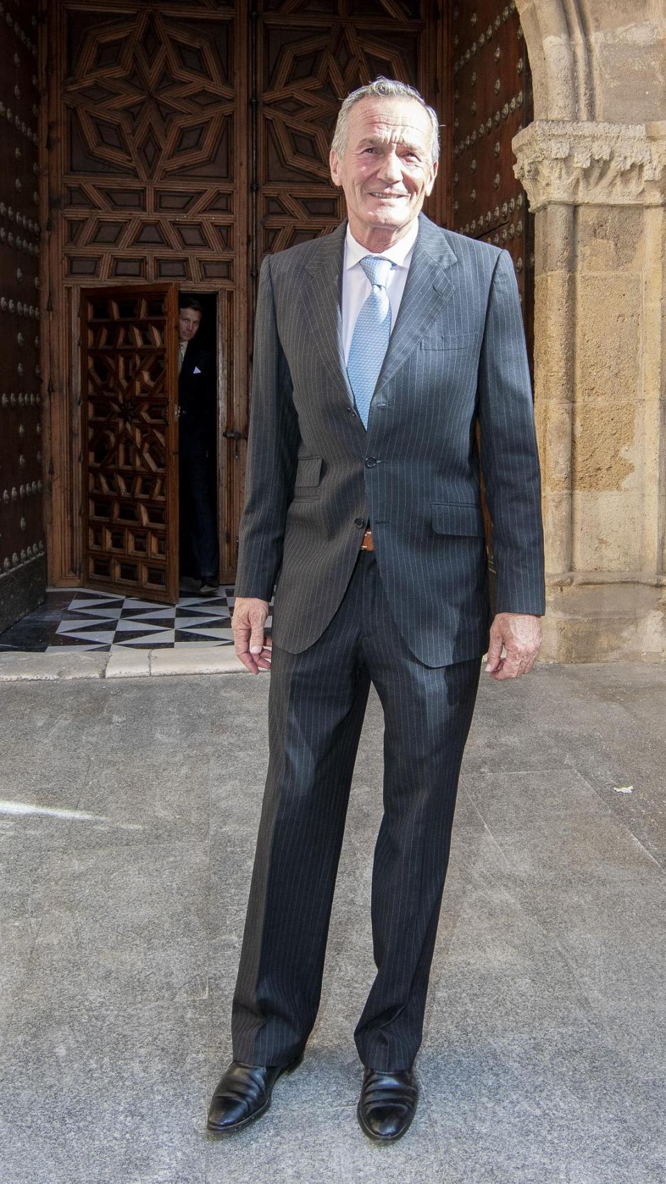 Luis Astolfi en la boda de su sobrina Pepa.
