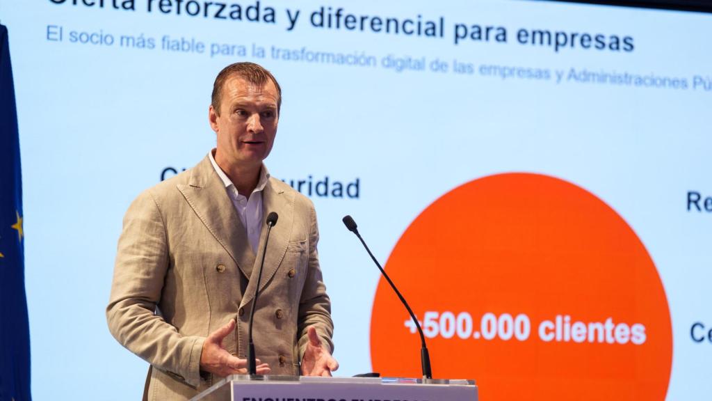 Meinrad Spenger, consejero delegado de Masorange, en los Encuentros Empresariales CEOE-Cepyme.