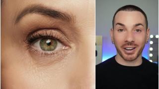 Jesús Serrano, maquillador revela el truco para las ojeras oscuras.