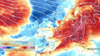 El mapa de Meteored con el nuevo cambio de temperaturas
