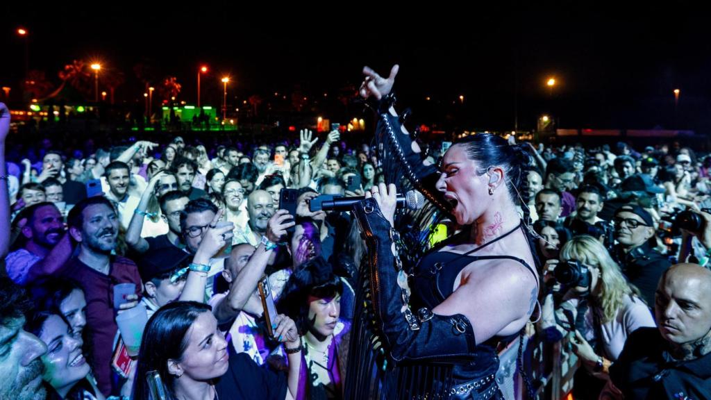 Mala Rodríguez en su concierto de Tomavistas. Foto: Daniel Vázquez.